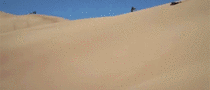 Riding the sand dunes 