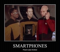 Riker uses Nokia