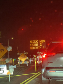 Road signs hacked 