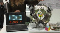 Robot solves Rubiks Cube puzzle in  seconds