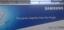 Samsung billboard advice for all the ladies out there