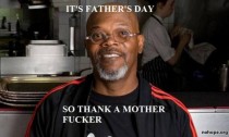 Samuel L Jackson on fathers day