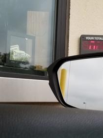Saw a familiar face in the drive thru today