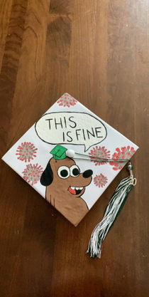 Saw someone posted their grad cap so I thought Id share mine too
