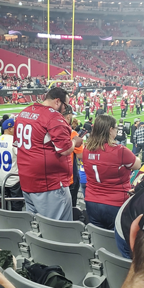 Saw this at the Cards game tonightrelationshipgoals