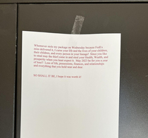 Saw this posted on the lockers of my apartments package concierge
