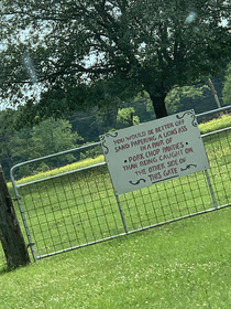 Saw this sign while driving today