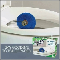 Say goodbye to costly toilet paper