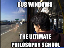School bus windows