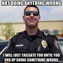 Scumbag cop at its best