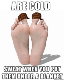 Scumbag Winter Feet