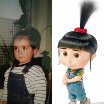 Seems like Despicable Me-character Agnes is based on me as a child photo taken in 