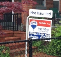 Seems like something youd say about a house that is definitely haunted