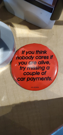 Seen at my local car dealership