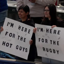 Seen during a Rugby Match in LA this weekend