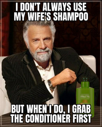 Shampoo is better I go on first and clean the hair