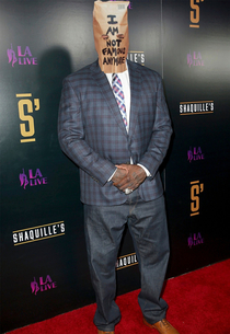 Shaquille ONeal on the red carpet