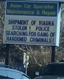 Shipment stolen