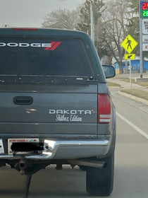 Shitbox edition guess he wanted a Ram