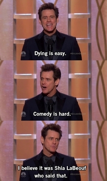 Shots Fired by Jim Carrey at the st Golden Globe