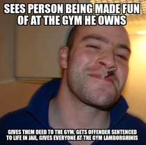 Since we are lying about gym stories for free karma