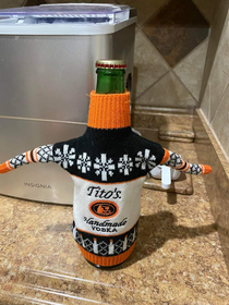 Sis asked for a dressed beer