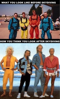 Skydiving - Who wore it best