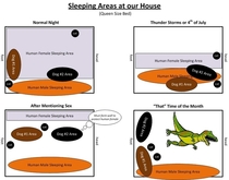 Sleeping areas