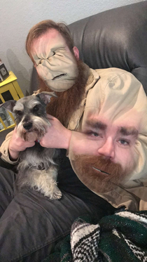 So I attempted to face swap with my pooch