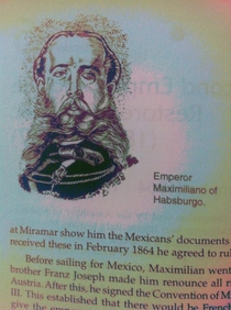 So I found Nicolas Cage in a Mexican history textbook today