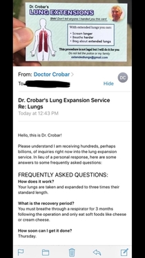 So I looked more into these lung extensions