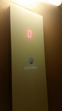 So I was on Schindlers lift today As a Jew this made me feel quite safe