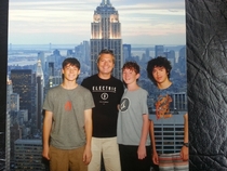 So I wore my green shirt to the Empire State Building