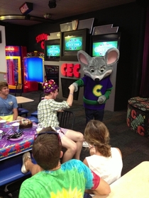 So my buddy hes  just had his birthday party at Chuck E Cheese