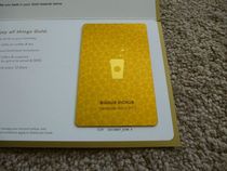 So my Starbucks Gold card arrived today