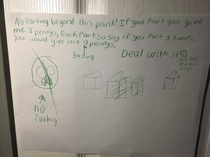 So say if you fart  times Found this last night on the door to my  year olds room Hes going places
