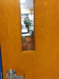 So this is on my teachers door