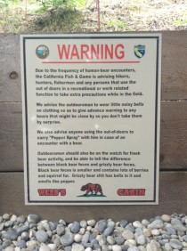 So this sign is outside our cabin Read until the end