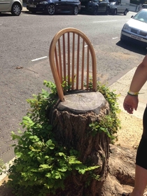So today I found the best chair in London
