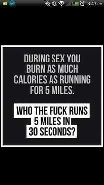 Some serious exercise