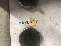 Somebody modified the reverse button at work Honestly I think its more useful now