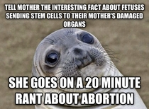 Somehow sharing a fact from an AskReddit thread with my mother turned into an uncomfortable rant