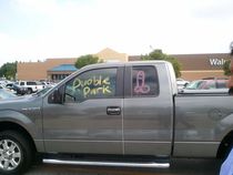 Someone Duoble Parked at Walmart Today