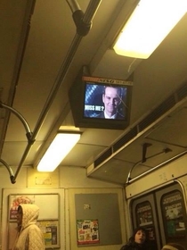 Someone hacked the infoscreens in ukrainian subway