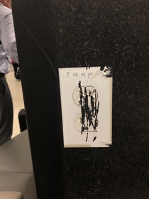 Someone pasted an image of a plug at SEATAC