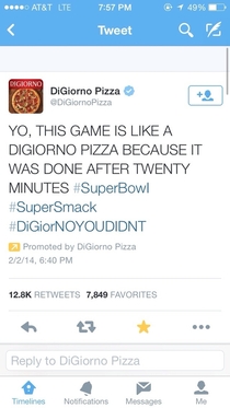 Someones had one too many over at DiGiorno