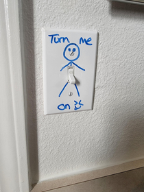 Something my wife left for me after I got out of the shower this morning
