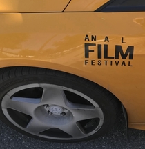 Something went wrong advertising a film festival
