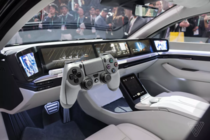 Sonys new electric car interior D