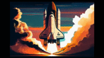 Space Shuttle Launch Animation
